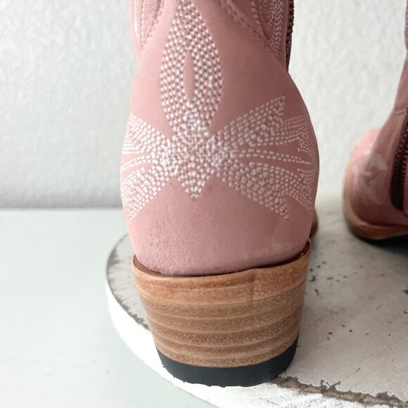 Lane LEXINGTON Over the Knee Womens Cowboy Boots 6.5 Pink Western Cowgirl Tall - Picture 4 of 15